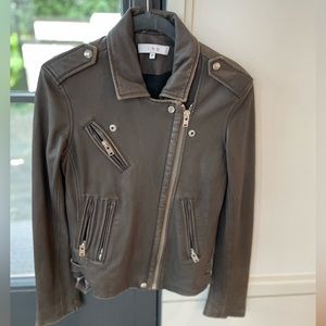 Women’s IRO HAN  Leather Biker Jacket